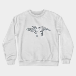 Barn Swallow Birds Crewneck Sweatshirt